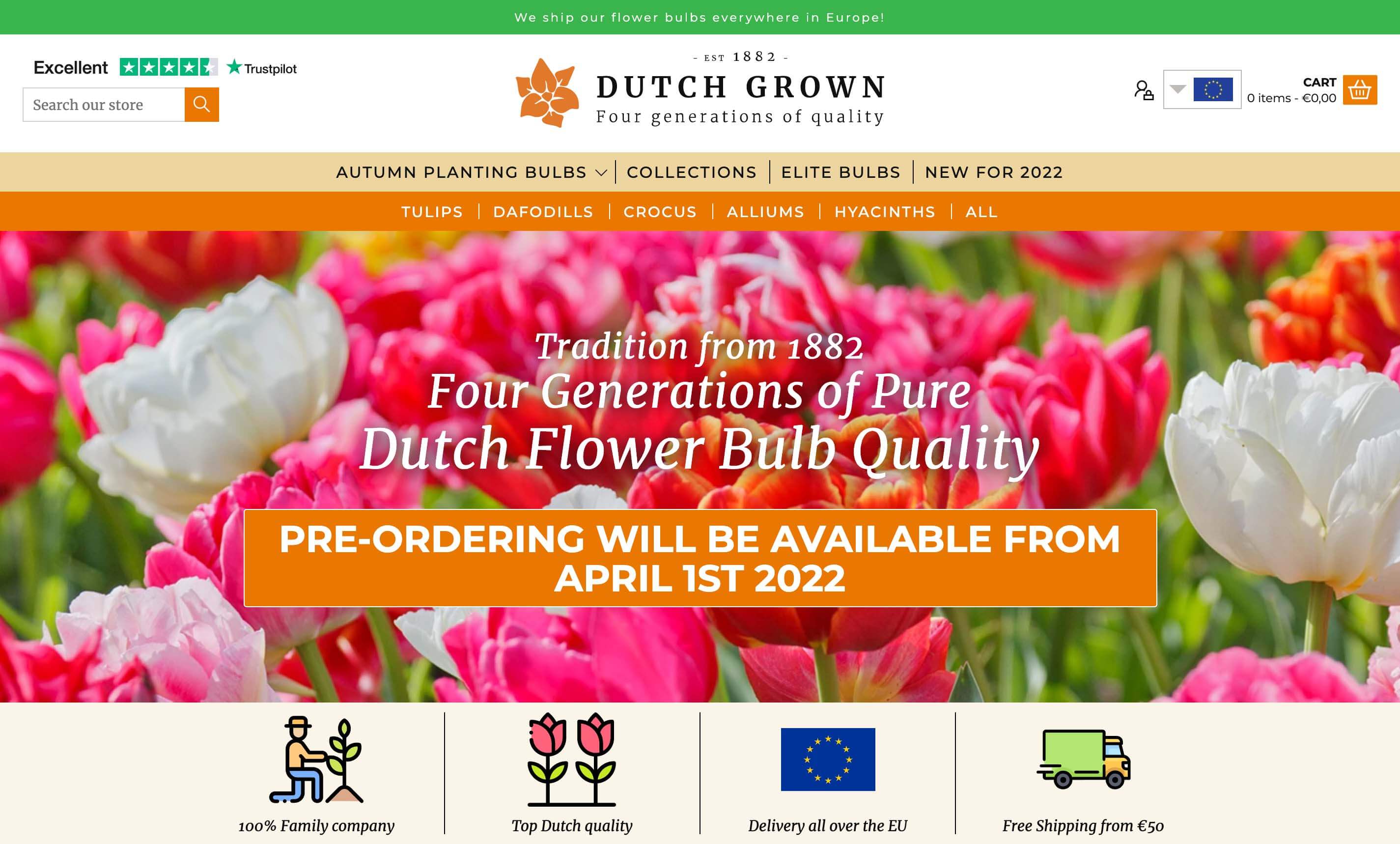 Case DutchGrown from Magento to Shopify Plus Code